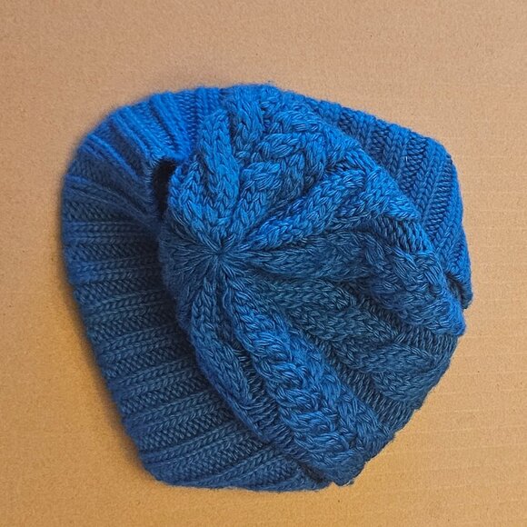 Smartwool beanie merino wool/acrylic blend bright blue - Picture 6 of 6